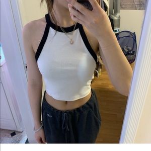 white halter top
